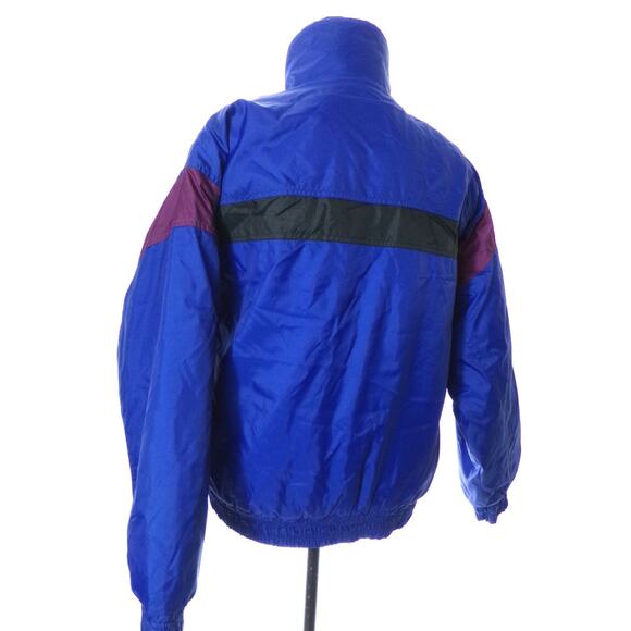 Vintage 80s Alpine Ski Puffy Jacket Coat Blue Purple Womens Extra Large XL Retro - Picture 2 of 4